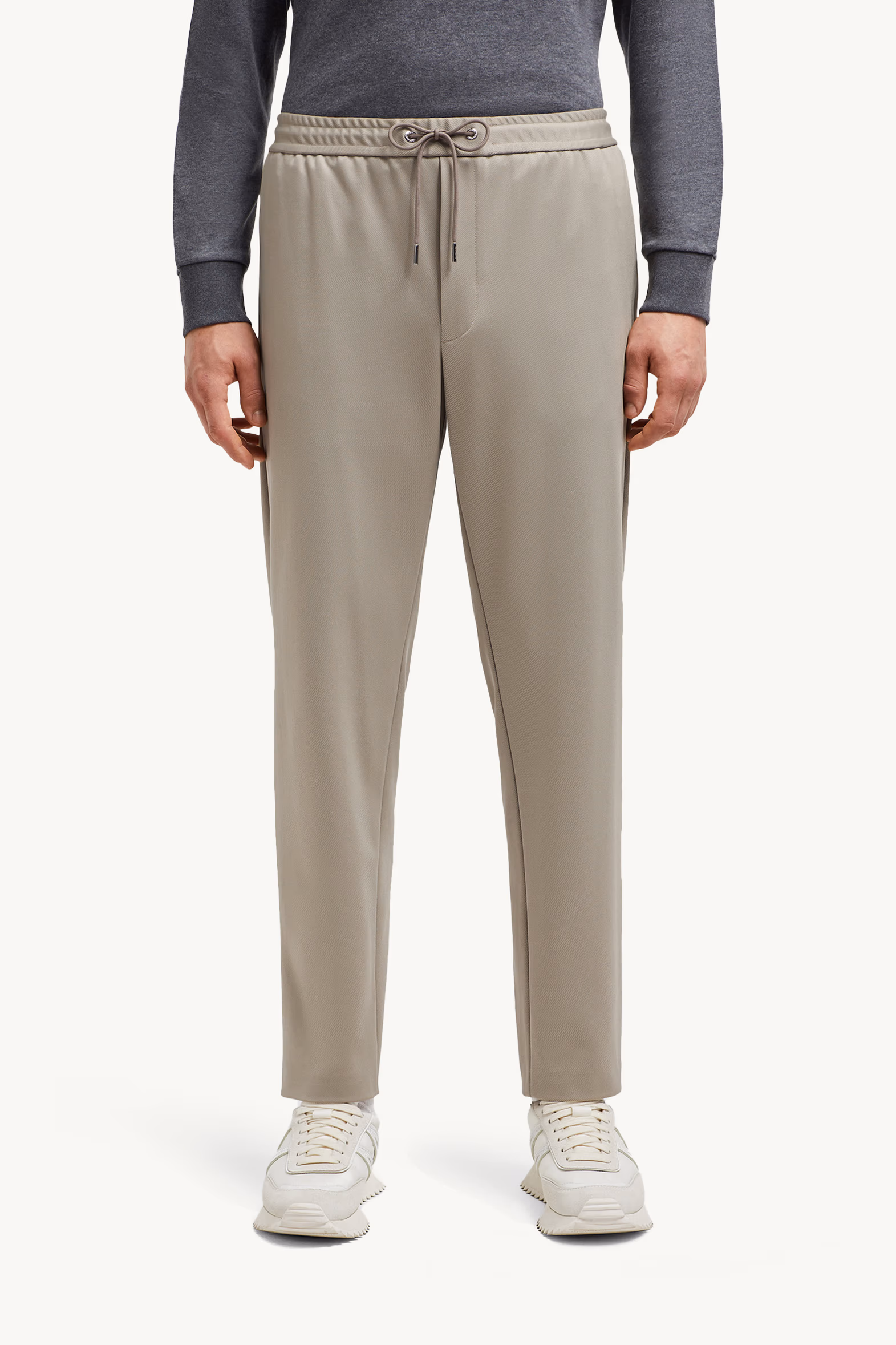 Pantalones deportivos con logotipo Hombre Marrón Grisáceo Moncler 3